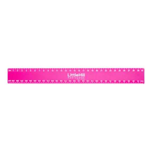 30cm Budget Ruler With Double Sided Calibration - Magenta
